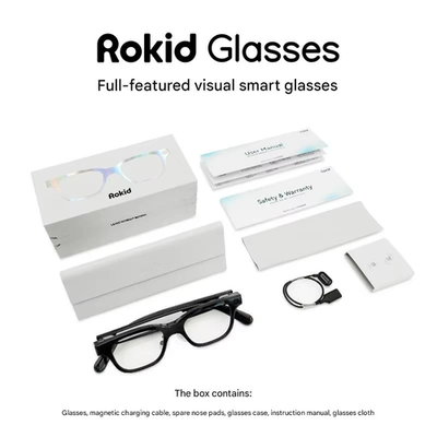 #ad Rokid Glasses Smart AI AR Glasses with 12MP Camera 89 Languages Live Translation $600.00
