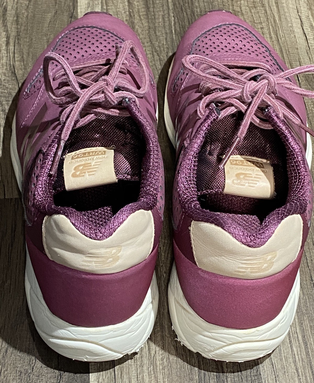 New Balance Sneakers 96 Revlite Womens Sz 9 US Bordeaux Maroon Suede Lightweight thumbnail 6