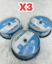 3 PACKS-HP 20pk 52x 700 MB / 80 Mins CD-R-20 Pk Spindle Blank CDs New Sealed