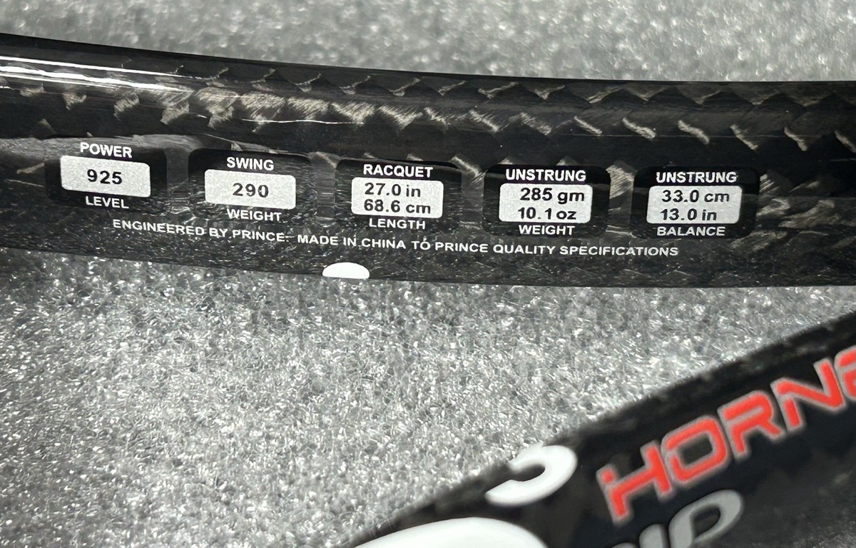 PRINCE O3 HYBRID HORNET JOHN ISNER Tennis Racquet 100 sq in
