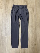 Lululemon Athletica On The Fly Pant Gray Athletic Jogger Track Pants Sz 2