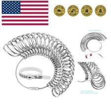 Ring Sizer Measuring Tool, 27 PCS Ring Measurement Tool,  Ring Size 0-13 with...