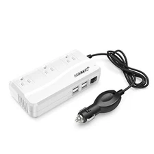 BESTEK 200W Power Inverter DC 12V to 110V AC Inverter with 4.2A 4-Port USB Car