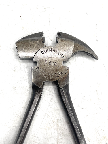 Vintage DIAMOND Tools R-510 10" Fencing Pliers Heavy Duty Farm Tool USA - Picture 4 of 9