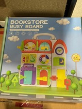 Bookstore Busy Board Early Learning New in Box Toddler Toys Montessori