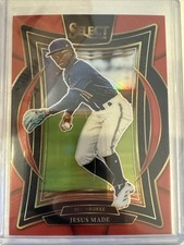 2025 Panini Select 123/149 Concourse Jesus Made #20 Red Prizm /149 Brewers