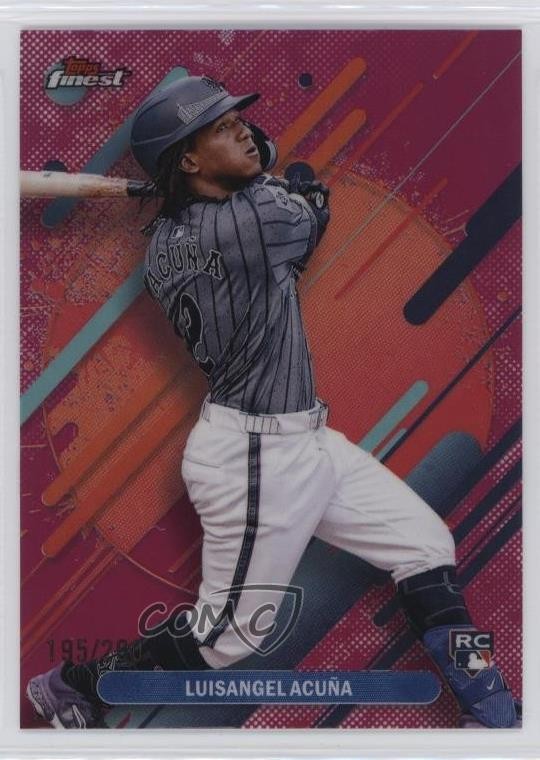 2025 Topps Finest Rare Magenta Refractor /200 Luisangel Acuna Acuña #211 1n1n