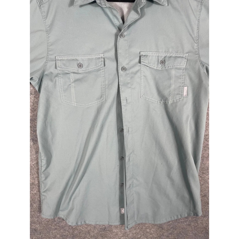 Columbia 男式纽扣长袖钓鱼远足衬衫户外 — 第 3/4 张图片