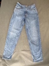 Levi's 80s Mom Jean 26 X 28 Blue Waterless 5-Pockets Zip Fly Outdoor