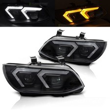 Xenon Scheinwerfer Set in schwarz für BMW 3er E92 E93 LCI 2010-2013 Facelift 