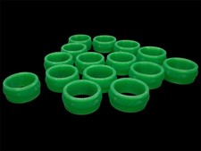 15 Green Marble Displays For 5/8 To 1 Marbles - Lot 7426