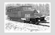 The Jitney Grasse River Railroad Train Conifer New York NY - Reprint