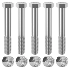 Grade 5 Shear Bolt Kit Replacement Rotary Cutter Shear Bolts 1/2" X 3-1/2" Shear