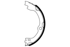 Bosch 0986487964 Hand Brake Shoes Set Automotive Part 5835C5A