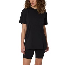 LOFT Women's Black 2-Piece Bike Short Pajama Set - Size: S 4-6 