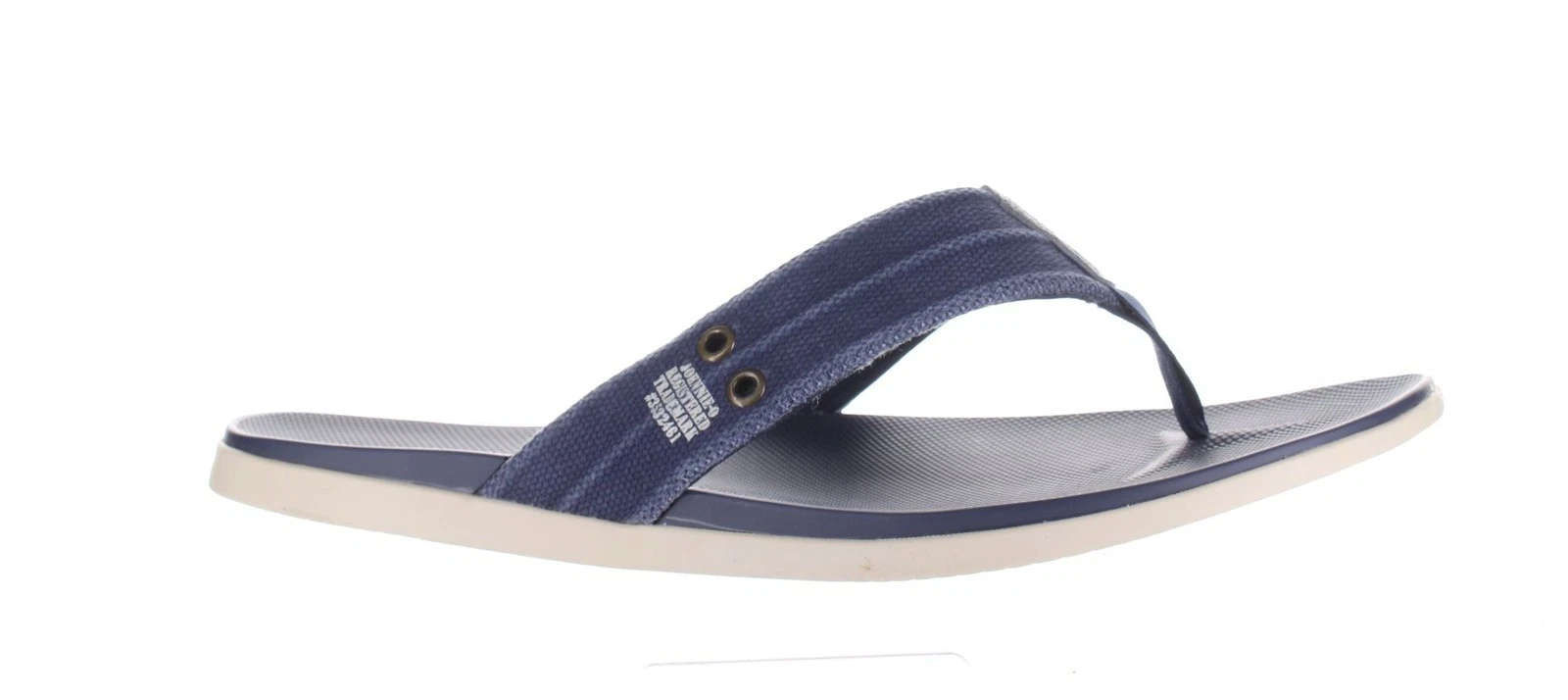 Johnnie-O Mens Portside Blue Flip Flops Size 14 (7781938) JG-7781938