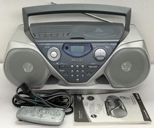 Philips AZ1505 SoundMachine Boombox CD Player Portable Stereo Remote Manual READ