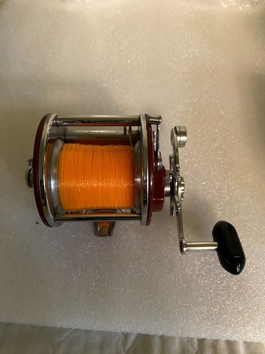 penn 209 level wind reel, red great condition. made in U.S.A | eBay