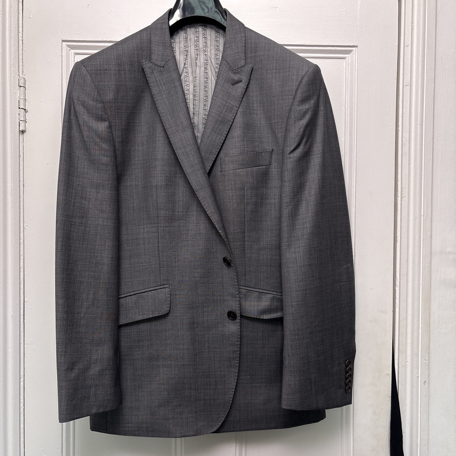 Giacca blazer monopetto grigio Alexandre Saville fila taglia 44R