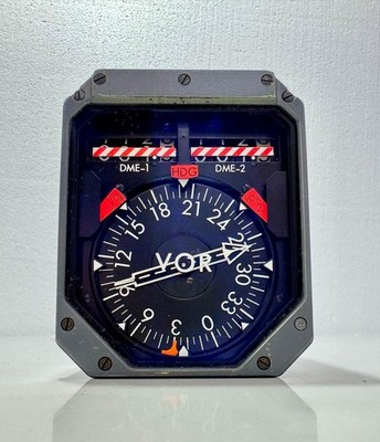 Vintage Boeing 747 VOR/DME Indicator - Avionics Training Equipment