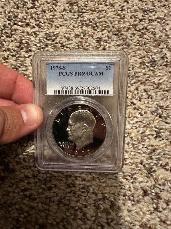 1978-S Eisenhower Proof Dollar PCGS PR69DCAM