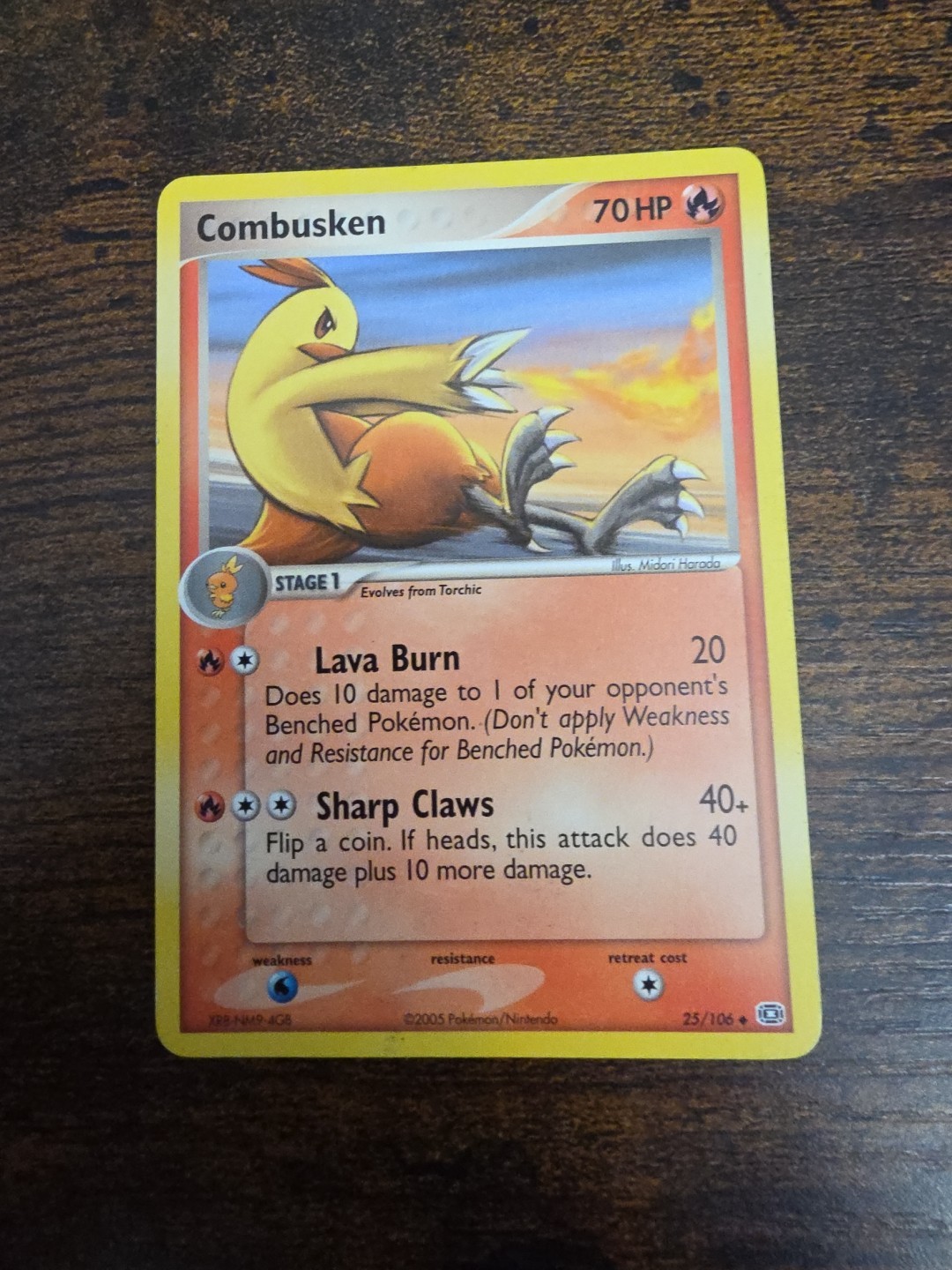 Combusken 25/106 Pokemon - EX Emerald #PKA1