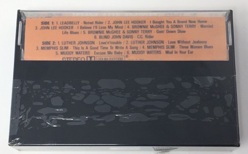 VARIOUS “Blues From The Fields Into The Town Vol. 2” SEALED Cassette Tape Muddy - Picture 2 of 5