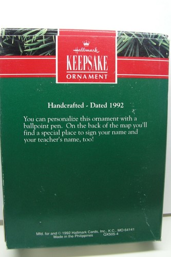 1992, WORLD-CLASS TEACHER, HALLMARK KEEPSAKE ORNAMENT - 第 2/3 張圖片