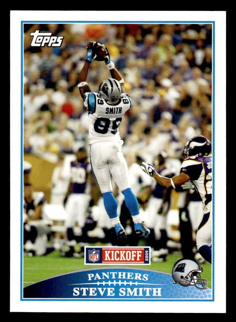 2009 Topps Kickoff Steve Smith #5 Carolina Panthers