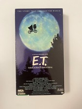 E.T. ET The Extra Terrestrial VHS-1982-Rare Green and Black Tape Spielberg