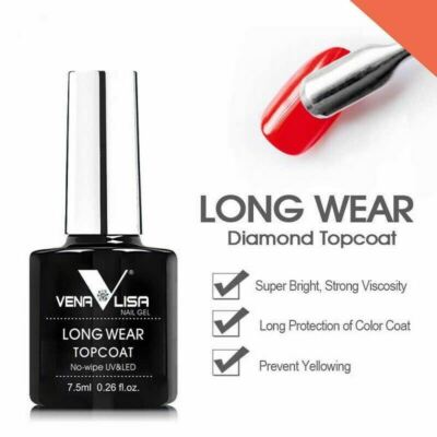 Nagelgel Politur Set VENALISA Einweichen UV LED Farbe Basis Obermantel Nagellack
