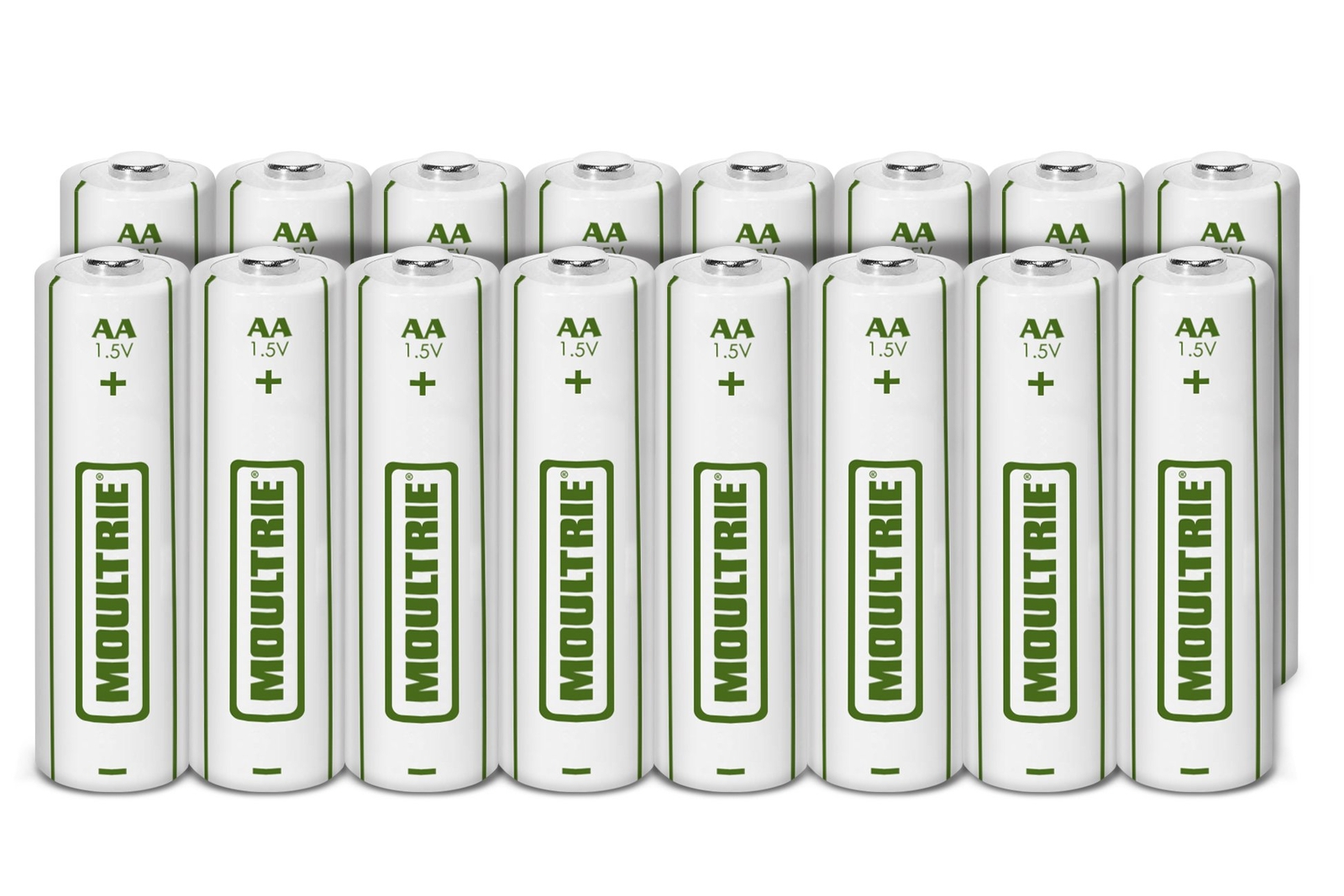 AA Batteries, White (MCA-13295) 16 Count (Pack of 1)-image