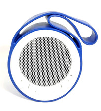 BlueFlame BF4083 "The Slingshot" Shower UNIVERSAL Bluetooth Speaker - Blue/White