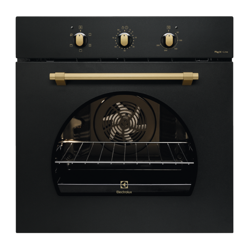 ELECTROLUX FR53G FORNO ELETTRICO MULTIFUNZIONE DA INCASSO 70 LT IN GHISA  NERO