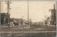 DODGE NE STREET SCENE ANTIQUE REAL PHOTO POSTCARD RPPC