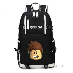 Details About Game Roblox Face Printed Backpack Kids Schoolbag Unisex Rucksack Shoulder Bag - 