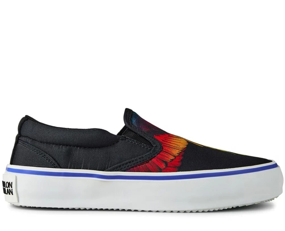 MARCELO BURLON ICON WINGS LOGO SLIP ON SNEAKERS SCARPE UOMO CMIA079S22FAB0011025