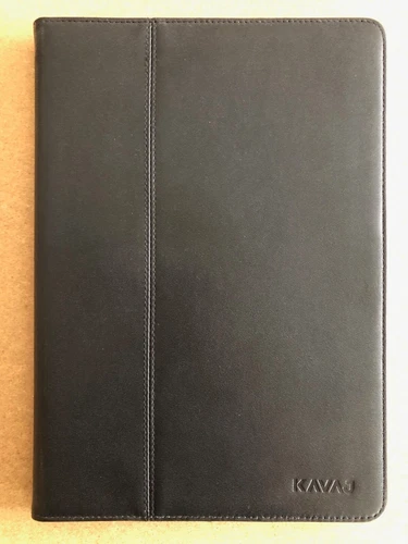 KAVAJ Berlin Echtledertasche in Schwarz für iPad 10,2"