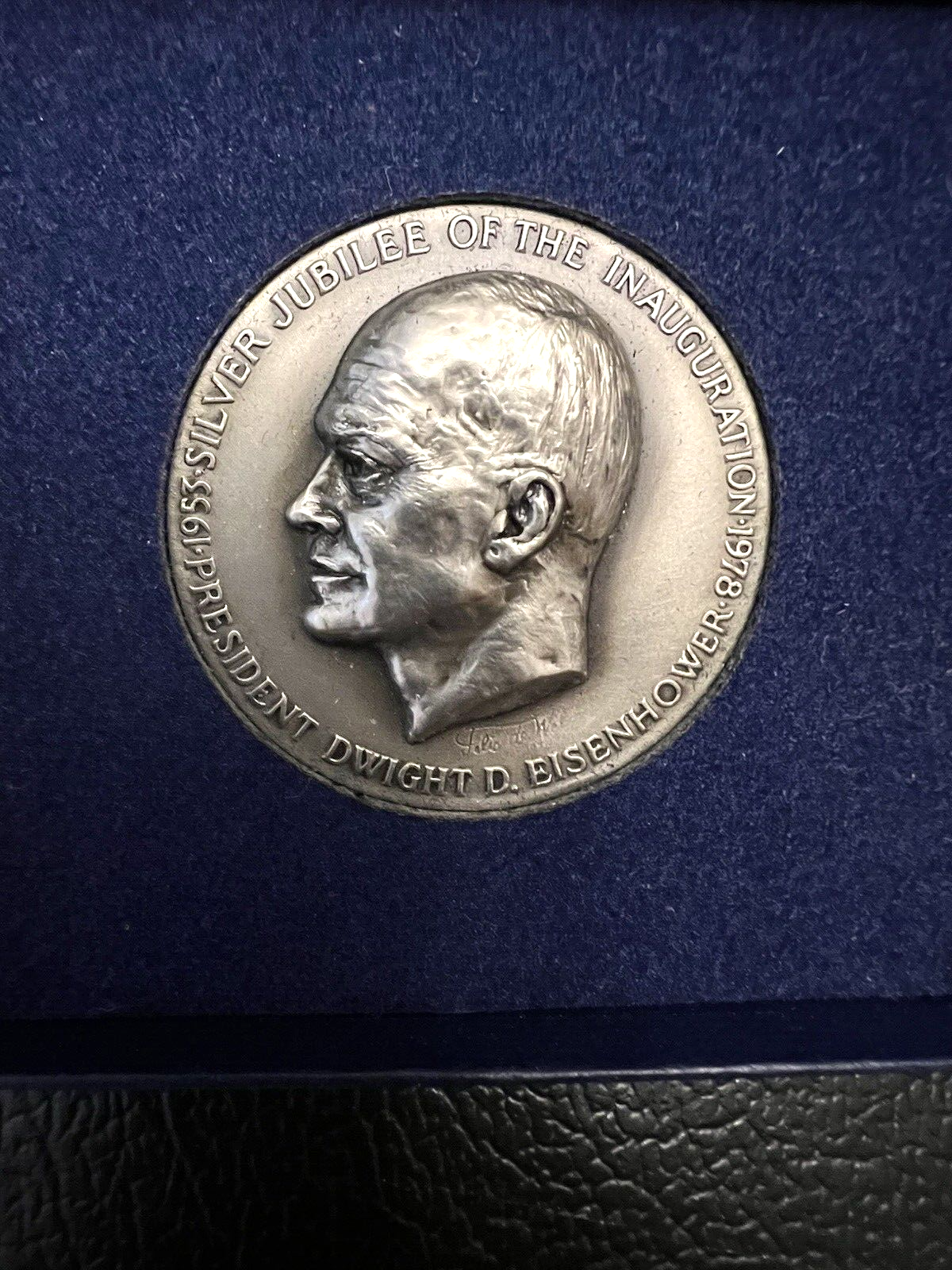 EISENHOWER SILVER JUBILEE Inaguration DINNERS Medallion 1978 Medallic Art Co MIB