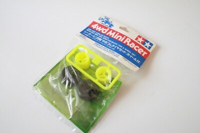 Tamiya 4wd Mini Racer Semi-Pneumatic Tire & Wheel Set - 15108 | eBay