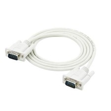 DB9 9 Pin Male to VGA Video 15 Pin Male Serial Port Cable RS232 1.35M/4.4FT L...