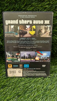 Jeu PlayStation 2 (PS2) - Grand Theft Auto III (GTA III), Sans Notice, état Correct