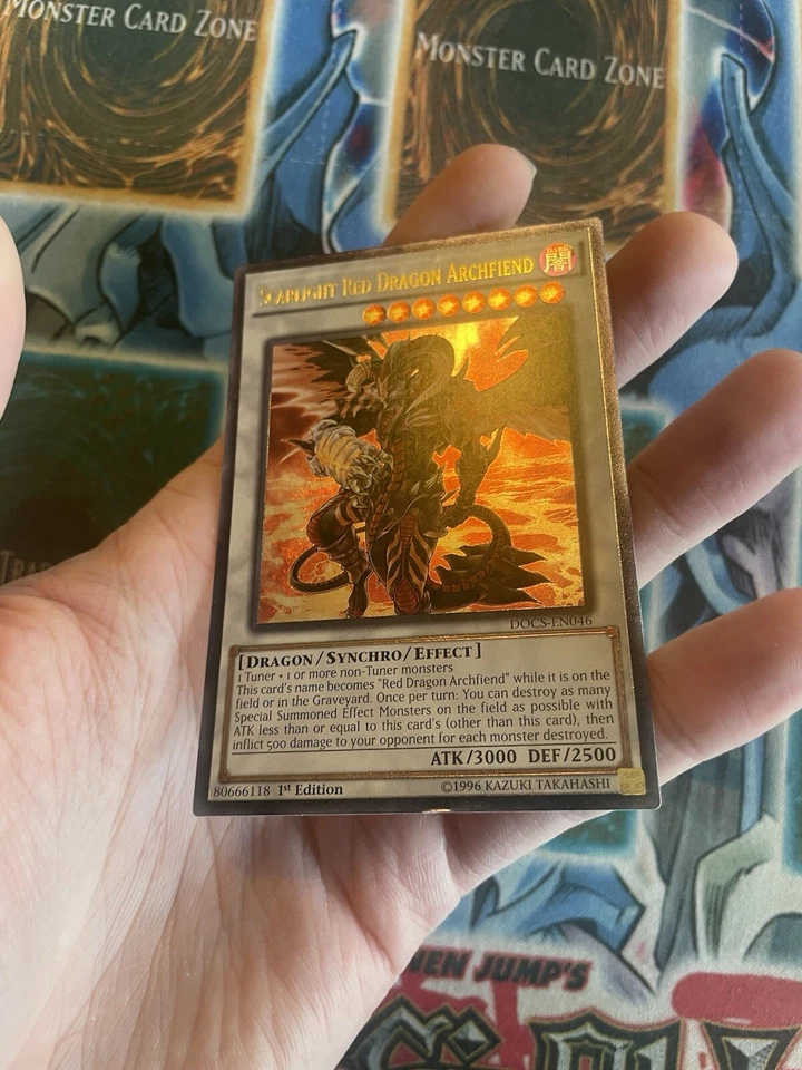 Yugioh Scarlight Red Dragon Archfiend DOCS-EN046 - Ultimate Rare 1st Edition LP - Image 3 of 4