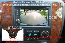 Backup Camera for Chevy Tahoe Suburban GMC Yukon 07 - 13 with AFTERMARKET RADIO