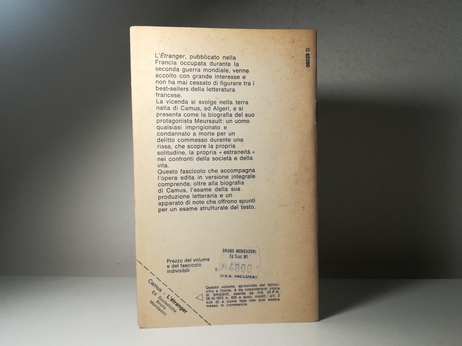 L'Etranger di Albert Camus - Edizione Integrale in Francese foto 5