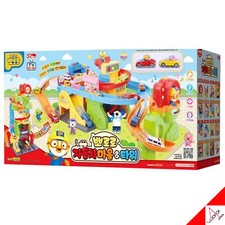 Pororo VEHICLE VILLAGE & TOWER Play Set Transforming Tower with Mini Car 2ea