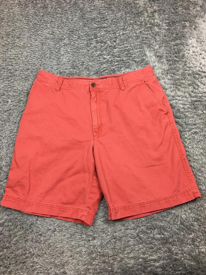 Pantalones Cortos Izod Caqui Mujer Talla 36 Rosa Melocotón Algodón Salmón Foto 2 de 4