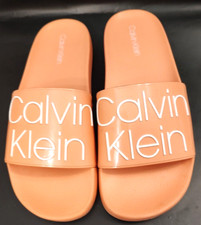 calvin klein slides size 8 Men s Coral Slip On KCAXEL 142
