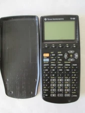 TI-86 graphing calculator with cover tested working