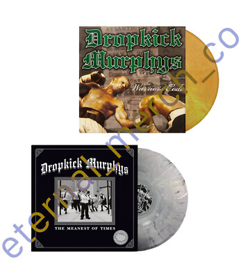 Dropkick Murphys ~ Warrior's Code & Meanest of Times ~ Color Vinyl LP Lot